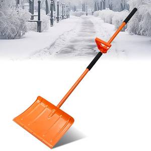 lot 7305 image: TwinkleTool 67 Inch Snow Shovel for Driveway with Heavy Duty Ergonomic Labor-Saving Assisted Handle, Removing Snow and Ice for Outdoor, Car, Yard, Emergency,Large Snow Shovel