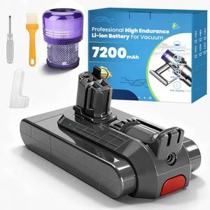 lot 8139 image: 7200mAh Long Lasting SV15 V11 Click-in Battery Replacement Compatible for Dyson 970425-01, 970938-01, SV15SV18V15V11 Animal,Fluffy Extra,Torque Drive Extra,V11 Click-inV15 Detect Vacuum Cleaners