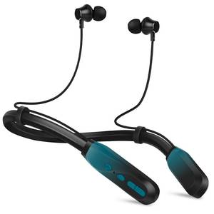 lot 8161 image: Lecefty Neckband Bluetooth Headphones, 200H Extra Long Playtime Wireless Stereo Neckband Earbuds with Microphone, Waterproof Balanced Armature Drivers in Ear Headset for SportsWorkout (Cyan Green)