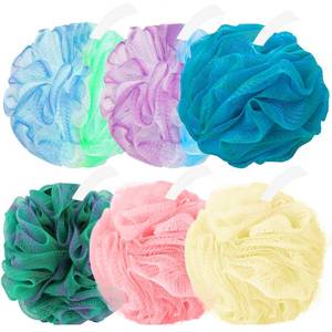 lot 8174 image: Amazerbst loofah,6 Pack Shower loofah loofah Sponge,Bath Sponge Body Scrubber for Women and Men