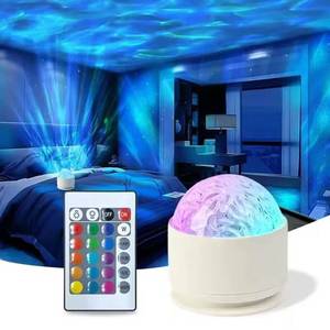 lot 8192 image: Neioaas 2 in 1 Northern Lights Projector, 16 Color Aurora Night Light Projector,Remote Galaxy Light Projector,USB Recharge Ocean Wave Projector for Playroom Birthday Kids Teen Gift (Aurora & Wave)