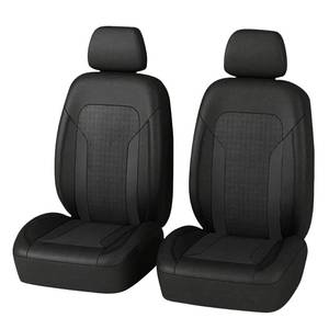 lot 8213 image: 4PCS Cooling Car Seat Covers,Breathable Front Seat Covers with Mesh Construction and Foam Padding,Car Seat Protector to Reduce Back Sweating,Universal Car Interior for Car SUV (Black)