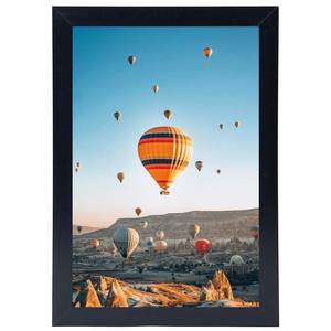 lot 8244 image: JCJMY 6x9 Picture Frame Black for Wall Hanging or Tabletop- Wall Mounting Horizontally or Vertically, 6 x 9 Wall Gallery Poster Photo Frame for 6 by 9 Photos, Black