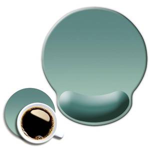 lot 8246 image: DOOKE ErgoComfort Wrist Rest Mouse Pad-Ergonomic Office Mousepad with Wrist Support-Non-Slip, Design Desk Accessories Mat for Home&Game Decor Bistro Green