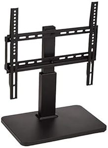 lot 11171 image: Amazon Basics Swivel Pedestal TV Mount for 32-65 inch TVs up to 55 lbs, Height Adjustable 14-19 Inches, max VISA 400x400 (B07N4GL2LW)