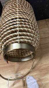 lot 13986 image: Woven Rattan lantern