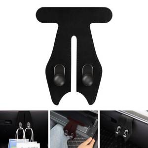 lot 14292 image: NHHEO Car Hook for Co-Pilot Glovebox, Universal Vehicle Glove Box Organizer for Umbrella Handbag Coat(Black)