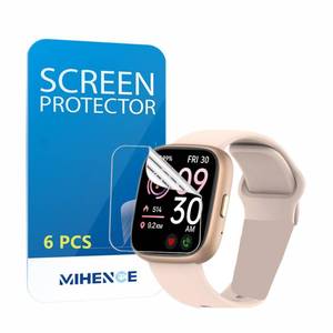 lot 14294 image: MIHENCE Compatible for Faweio 1.8 Smart Watch Screen Protector, TPU HD Full Coverage Invisible Protective Film Compatible for Faweio IDW26  IDW13  IDW15  IDW19  Cillso IDW26 Smartwatch (6PCS)