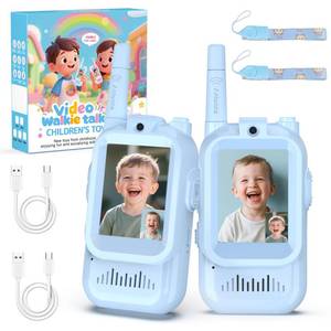lot 14306 image: BlueFire Kids Walkie Talkies with Video �� Screen Display Toy Radios with Voice Effects, One-on-One Pairing, Long Range �� Birthday Toys Gifts for Boys & Girls Ages 3��12 (Blue)