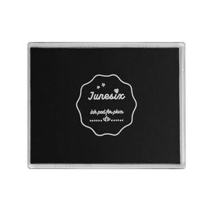 lot 14321 image: Ink Pad, 5x4 Washable Non-Toxic Ink Stamp Pad for Baby Footprint Handprint, Black