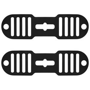 lot 16293 image: 2Pcs Black Universal Fixing Strap, Black Pot Lid Accessories Tools Lid Holder Tools Heat-Resistant, No-Spill Design Transport Accessories Not Easily Damaged