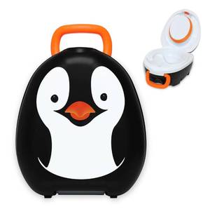 lot 16300 image: My Carry Potty - Penguin Travel Potty, Award-Winning Portable Toddler Toilet Seat for Kids to Take Everywhere