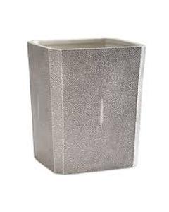 lot 1301 image: Kassatex small dark gray waist bin for office bathroom etc