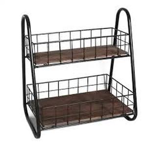 lot 1303 image: RGI home brand spice rack rustic