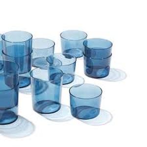 lot 1309 image: Oneida Stackables Drinkware, Set of 12