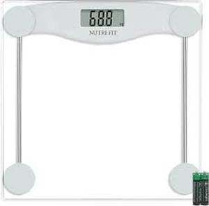 lot 2392 image: Digital Bathroom Scale for Body Weight Accurate, Smart Weighing Scale Bath Electronic Scale Kg for Weight Loss, 330lbs Capacity, Large Display, Black