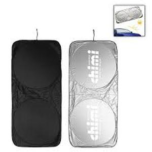 lot 3664 image: Folding Car Windshield Sun Shade with Storage Pouch