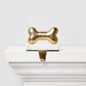 lot 4243 image: Metallic Dog Bone stands