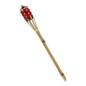 lot 5400 image: Pink Bamboo Tiki Torch
