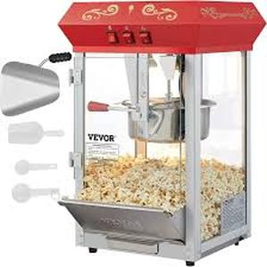 lot 7279 image: Commercial Popcorn Machine NP0800TSEC- Black not red
