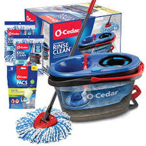 lot 13919 image: O-Cedar RinseClean Microfiber Spin Mop System