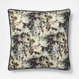 lot 13993 image: 24x24 Abstract Tree Printed Throw Pillow with Gusset Navy - Threshold�� designed with Studio McGee