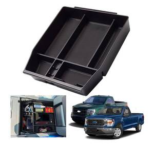 lot 1345 image: 2024 2025 F150 Console Tray Center Console Organizer Tray for 2025 2022 2023 2024 Ford F150 Raptor Center Armrest Storage Box for Ford F150 2022 Accessories Armrest Storage Box((See Picture 2 & 3))