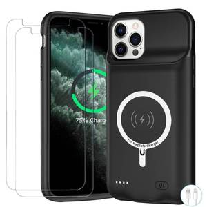 lot 2467 image: YINGYKJ Battery Case for iPhone 11 Pro, Upgraded 10000mAh Battery Pack Rechargeable Charger Case with Carplay Wireless Charging Compatible with iPhone 11 Pro (5.8 inch) External Charging Clip(Black)
