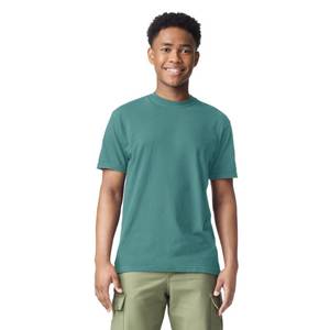 lot 2478 image: Comfort Colors Adult Short Sleeve Tee, Style G1717, Seafoam (1-pack), Medium T-shirt is purple not blue