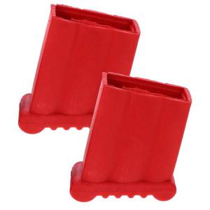 lot 2491 image: DOITOOL 2pcs Ladder Feet Plastic Chairs Home Furniture Replacement Ladder Feet Extension Attic Pull Down Protector Skid-Proof Pad Protective Pad Telescopic Red