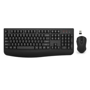 lot 3699 image: Wireless Keyboard and Mouse Combo, EDJO 2.4G Full-Sized Ergonomic Computer Keyboard with Wrist Rest and 3 Level DPI Adjustable Wireless Mouse for Windows, Mac OS DesktopLaptopPC