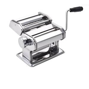 lot 3702 image: Pasta Maker Machine, Manual Pasta Makers 9 Adjustable Thickness Settings, Noodles Maker with Aluminum Alloy Rollers and Cutter for Spaghetti, Fettuccini, Lasagna, Dumpling Skins (with Brush)