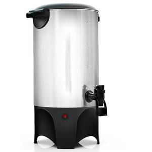 lot 3710 image: Elite Gourmet 40-Cup Stainless Steel Coffee Urn