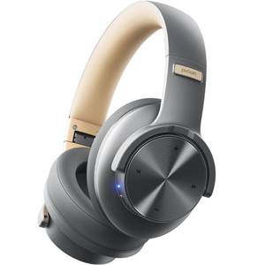 lot 4273 image: Picun B8 Bluetooth Headphones, 120H Playtime Headphones Wireless Bluetooth with 3 EQ Modes, Low Latency, Hands-Free Calls, Over Ear Headphones for Travel Home Office Cellphone PC (Ashen Golden)