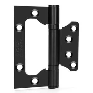 lot 4282 image: goldenwarm 24 Pack Matte Black Door Hinges 4inch x 3inch, Non-Mortise, Easy Installation for Both Interiors and Exteriors - Stainless Steel Door Hardware Flat Black Door Hinge, 3mm Thickness