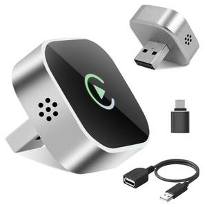 lot 4288 image: Wireless CarPlay Adapter Upgrade Wired CarPlay to Wireless for iPhone & Android, Support CarPlay & Android Auto 2 in 1,USBType C,Plug and Play Stable Connection for Cars with Built-in Wired Car Play