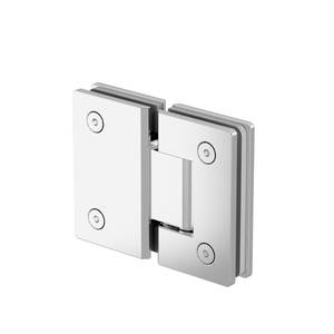 lot 4302 image: Bathlink 180 Degree Glass Shower Door Hinges, Heavy Duty Polished Chrome Glass Door Hinge for Bathroom, 1 PCS 304 Stainless Steel Shower Door Hinges for 14 to 12 Frameless Shower Door