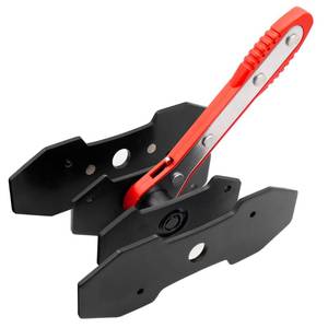 lot 4327 image: FIVE BANANAS Brake Caliper Press Tool, Car Ratcheting Brake Caliper Piston Spreader Press Tool with 2 pcs Steel Plates, Red