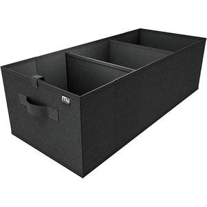lot 4330 image: MIU COLOR Trunk Organizer for SUV, Car Organizer, Collapsible Trunk Organizer for Car, Non-Slip Bottom, Storage Organizer for Sedans, Van, Jeep, Grocery, Large 3 Compartments, Black 32�13�10.6