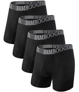 lot 4362 image: BAMBOO COOL Mens 360° Breathable Mesh Underwear Moisture-Wicking Boxer Briefs Cooling Performance,Multipack