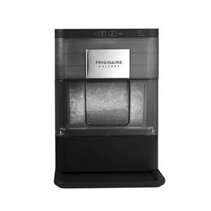 lot 5415 image: Frigidaire Nugget Ice Maker - Black Countertop Ice Machine, 44 lbs Daily Production, 3 lbs Storage, Includes Scoop