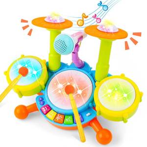lot 5466 image: deAO Drum Set for Kids