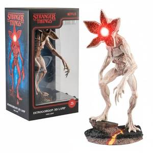 lot 5467 image: Grupo Erik Stranger Things Light Collector Edition - Stranger Things Merch - Stranger Things Room Decor - Official Netflix Merchandise - Demogorgon Figure - USB and Battery Powered