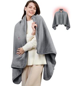 lot 5481 image: RayoLife Rechargeable Cordless Heated Blanket �� Battery Operated & Battery Powered Heated Blanket, Warm Throw for Outdoor, Car & Home, Works with External Battery Pack (Battery Not Included)