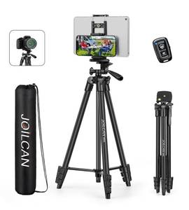 lot 5540 image: JOILCAN 67 Tripods Camera Tripod, Phone Tablet Tripod for Video Recording Vlog Photo with Remote Carry Bag, Aluminum Lightweight Travel Tripods
