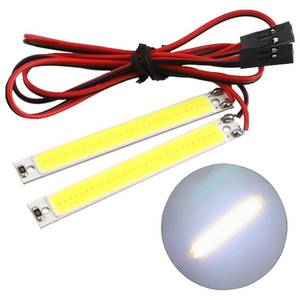 lot 6167 image: A2PCS HIRCQOO 110 RC Car LED Chassis Lights Compatible with Traxxas TRX-4 TRX-6 Axial SCX10 II 90046 RC4WD D90 D110 110 RC Crawler Car Truck (White,60x8mm)