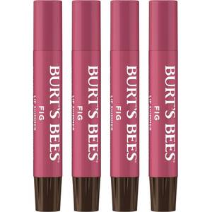 lot 6208 image: Burts Bees Shimmer Lip Tint Set, Tinted Lip Balm Stick, Moisturizing for All Day Hydration with Natural Origin Glowy Pigmented Finish & Buildable Color, Fig (3-Pack)