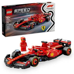 lot 6234 image: LEGO Speed Champions Ferrari SF-24 F1 Race Car Toys - Building Sets for Kids, Boys & Girls, Ages 10 - Ferrari F1 Model Car Kits for Display or Play - Gift Ideas for Birthdays and Fans - 77242