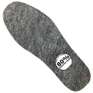 lot 6263 image: Wool Felt Warm Insoles,Soft Insert Insoles for Boots and Shoes,Wool Insoles for Men Women (Mens 8Womens 9)
