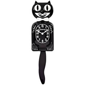 lot 6272 image: Kit Cat Klock Classic Black-Small